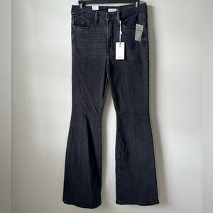 Good American, Flare Jean, Black, Size 4/27